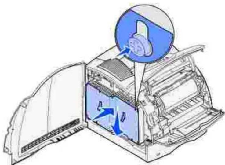DELL M5200 - Wiederanbringen der Abschirmung und Schließen der Türen - 1