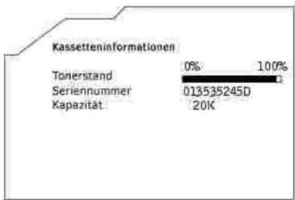DELL M5200 - Ermitteln des Verbrauchsmaterialstatus - 1