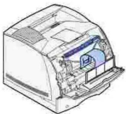 DELL M5200 - Einsetzen der Tonerkassette - 2