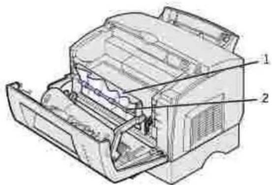 DELL P1500 - Beseitigen eines Papierstaus in der Fixierstation - 3