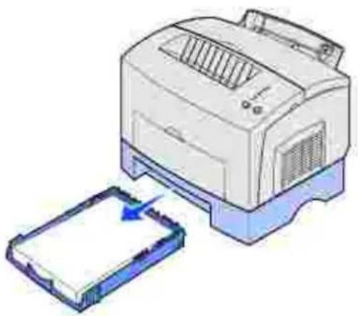 DELL P1500 - Beseitigen eines Papierstaus in der oberen Papierablage - 5
