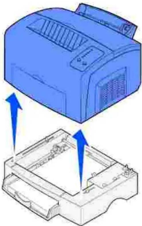 DELL P1500 - Beseitigen eines Papierstaus in der oberen Papierablage - 4