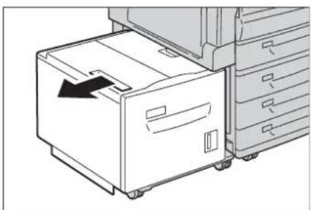 DELL C7765dn - Papierstau in der oberen Abdeckung von Behälter 6 - 1
