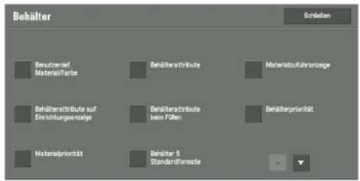 DELL C7765dn - Sprache
Language
Bildachem-
helligkeit
Verwaltung
Kalifbrierung
Aktivitäten-
bericht
Faxempfangs-
modus
Druckmodus

Informationen zum Anzeigen des Bildschirms [Verwaltung] finden Sie unter „Vorgehensweise zum Ändern von Systemeinstellungen“ (P.306).

2 Wählen Sie ein Element aus, das festgelegt oder geändert werden soll. - 2