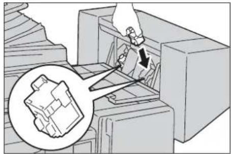 DELL C7765dn - Austauschen des Broschürenheftklammermagazins (für Booklet Maker-Einheit für Finisher B1)essnummern und Auswahlschaltflächen finden Sie unter „Auswahlschaltflächen“ (P.330).   
- Um eine E-Mail- oder Serveradresse (FTP/SMB) anzugeben (zum Einfügen in das Adressbuch), kann keine Kurzwahl verwendet werden, die mithilfe der Zifferntasten, der Auswahlschaltflächen oder einer Gruppenwahlnummer eingegeben wurde.   
- Um eine E-Mail- oder Serveradresse für den Scanbetrieb anzugeben, verwenden Sie das Adressbuch. Zur Angabe dieser Adressen kann keine Kurzwahl verwendet werden, die über die Zifferntasten, die Auswahlschaltflächen und Gruppenadresse eingegeben wurde, welche mithilfe der Gruppenempfängerfunktion erstellt wurde.   
- Sie können das Adressbuch mithilfe des Dell-Webtools für die Druckerkonfiguration registrieren, bearbeiten, löschen oder anzeigen. - 3