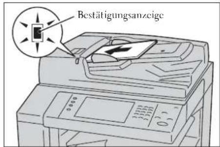 Bestätigungsanzeige