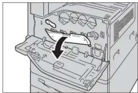 DELL C7765dn - Diagram of a printer's internal structure showing a hand inserting into a tray, with an inset illustrating the process (no text or symbols present)

Geben Sie eine Adresse mit einer Kurzwahl an. Geben Sie die Kurzwahl über die Zifferntasten ein, und wählen Sie [Speichern] aus. Die angegebene Adresse wird unter [Name/E-Mail-Adresse] auf dem Bildschirm [Pcr Internet-Fax senden] angezeigt. - 1