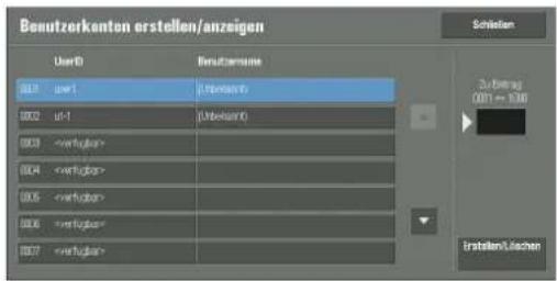 DELL C7765dn - Benutzerkonten erstellen/anzeigen, wählen Sie [All Items] aus. - 1