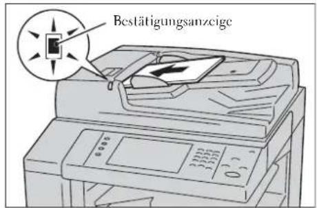 Bestätigungsanzeige