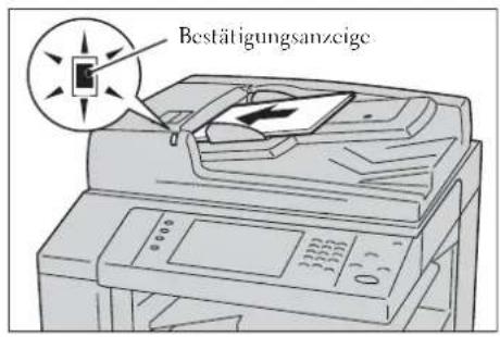 Bestätigungsanzeige