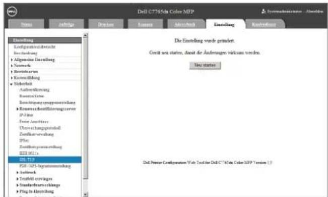Deli C765dn Color MFP Status Aufträge Brutto Tensions Abschreib Einstellung Kinderstoff Einstellung Kontifikationenrückte Beziehung • Allemisäa Einstellung • Szenmark • Bemerkartes • Konsüfung • Niederbeck Austenfällung Renaufzeitne Beschäftungsprogrammierung • Rensergebnöferungenverwert IP-100 Pfizer Anschaffen Dienstehangenkapital Zentralerverwaltung IP-10 Zentralerverwaltung IEEE 90.1.1s G81, T13. FGR - I2PS - Eigeninstrumentung • Heffreich • Tristfall erwartigen • Steuerberarbeitungs • Flug in-Einstellung Die Einstellung wurde ginsendet. Gritt neu starten, damit die Änderungen wirksam werden. New starten Del Premier Configuration Web Tool for Deli C765dn Color MFP Version 1.1