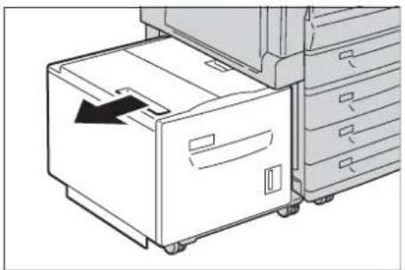 DELL C7765dn - Papierstau im Ausgabebereich von Behälter 6 - 1