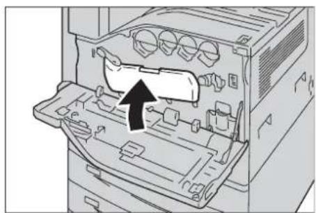 DELL C7765dn - Illustration of a hand inserting a device into a computer tower (no text or symbols visible)

\- Wenn ein mit einem S/MIME-Zertifikat im Adressbuch verknüpftes Zertifikat aus irgendeinem Grund gelöscht wird, z. B. durch eine Festplatteninitialisierung und durch das Löschen des Zertifikats, wird das mit dem S/MIME-Zertifikat verknüpfte Zertifikat ungültig. Selbst wenn Sie das S/MIME-Zertifikat neu registrieren, müssen Sie die Verknüpfung erneut manuell herstellen.

\- Wenn viele Zertifikate auf dem Gerät registriert sind, kann es lange dauern, bis ein Zertifikat verknüpft wird.

Weitere Informationen zu Zertifikaten finden Sie unter „Einstellungen für die Verschlüsselung und digitalc Signatur“ (P.545). - 1