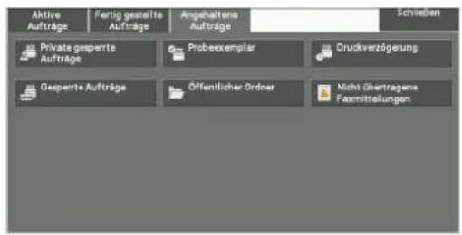 DELL C7765dn - Löschen eines privat gesperrten Druckauftrags mit einer ungültigen Benutzerkennung - 2