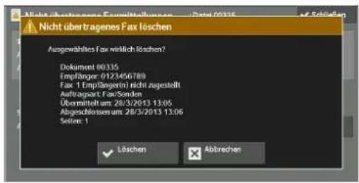 DELL C7765dn - Bei Auswahl von [Dateilöschen]tellungen für Übertragungen per E-Mail und Internet-Fax konfigurieren. - 1