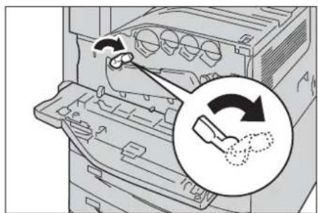 DELL C7765dn - Line drawing of a hand inserting a device into a computer chassis (no text or symbols visible)
Legen Sie für die Übertragungswiederholung einen Wert zwischen 1 und 5 fest.

\- Wiederholungsinterv.

Legen Sie ein Übertragungswiederholungsintervall zwischen 30 und 300 Sekunden fest. - 1