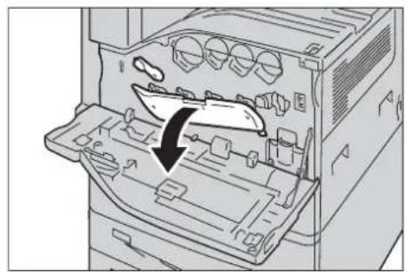 DELL C7765dn - Diagram of a printer drawer with arrows indicating file transfer or movement (no text or symbols present)

Geben Sie einen Empfängernamen mit bis zu 18 Singlebyte-Zeichen ein. - 1