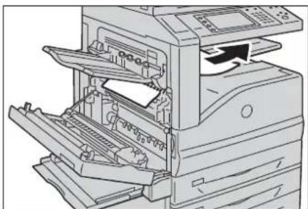 DELL C7765dn - Papierstaus in der linken mittleren Abdeckung A - 3