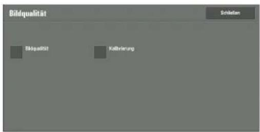 DELL C7765dn - Ausführen einer Kalibrierungus, ob ein Fax oder Internet-Fax an den Ordner eines Empfängers gesendet werden soll. Für das Senden an einen Ordner benötigen Sie vorab die Ordnernummer und den Ordnerzugriffscode des Empfängers.

1 Wählen Sie [Ein] aus.

2 Geben Sie die Ordnernummer des Empfängers über die Zifferntasten ein.

3 Wenn ein Zugriffscode festgelegt wurde, geben Sie diesen über die Zifferntasten ein.

HINWEIS • Wurde kein Zugriffscode festgelegt, lassen Sie die Textfelder leer, und wählen Sie [Speichern] aus.

![](images/d31c7ed5704288c45e04065ae862f6ebe860afbeba0d2d9b02919a41a09e4d2b.jpg)


Kalibrieren Sie den Drucker regelmäßig, um die Konsistenz der Druckfarben über die Zeit, bei unterschiedlichen Umgebungen und Geräten sicherzustellen.
Wählen Sie eine Rasterart im Fenster [Kalibrierung] aus, und führen Sie die Kalibrierung durch. Die Kalibrierungsdaten für die Rasterart werden gespeichert. Die gespeicherten Kalibrierungsdaten werden auf einen Druckauftrag angewendet, wenn diese Rasterart für den Auftrag verwendet wird. Die für einen Auftrag zu verwendende Rasterart wird in den Auftragseinstellungen festgelegt.
Die folgenden vier Rasterarten können im Fenster [Kalibrierung] ausgewählt werden.
• Kopierauftragl
Die Kalibrierungsdaten für [Kopierauftrag 1] werden angewendet, wenn [Text], [Foto &amp; Text] oder [Karte] für [Vorlagenart] ausgewählt wird.
• Kopierauftrag 2
Die Kalibrierungsdaten für [Kopierauftrag 2] werden angewendet, wenn [Foto] für [Vorlagenart] ausgewählt wird.
- Druckauftrag 1
Für PCL-Druckertreiber

Die Kalibrierungsdaten für [Druckauftrag 1] werden angewendet, wenn der Bildschirm für [Bildqualität], [Bildcinstellungsmodus] und [Bildarten], der auf der Registerkarte [Farboptionen] festlegbar ist, verwendet werden soll.   
Die Kalibrierungsdaten für [Druckauftrag 1] werden angewendet, wenn auf der Registerkarte [Erweitert] die Option [Automatisch], [Fein] oder [Standard] für [Raster] ausgewählt ist.

Für PostScript-Druckertreiber

Die Kalibrierungsdaten für [Druckauftrag 1] werden angewendet, wenn auf der Registerkarte [Farboptionen] die Option [Hohc Qualität] oder [Hohc Auflösung] für [Bildqualität] und [Automatisch], [Fein] ausgewählt ist, oder wenn die Option [Standard] für [Raster] ausgewählt ist.   
Die Kalibrierungsdaten für [Druckauftrag 1] werden angewendet, wenn auf der Registerkarte [Farboptionen] die Option [IIohe Geschwindigkeit] für [Bildqualität] und [Fein] ausgewählt ist, oder wenn die Option [Standard] für [Raster] ausgewählt ist.

- Druckauftrag 2
Für PCL-Druckertreiber

Die Kalibrierungsdaten für [Druckauftrag 2] werden angewendet, wenn auf der Registerkarte [Erweitert] die Option [Abstufung] für [Raster] ausgewählt ist, es sei denn, die Option [Hohe Auflösung] wurde für [Bildqualität] ausgewählt.   
Die Kalibricrungsdaten für [Druckauftrag 2] werden angewendet, wenn auf der Registerkarte [Erweitert] die Option [Seitendruckmodus] ausgewählt ist, es sei denn, die Option [Hohe Auflösung] wurde für [Bildqualität] festgelegt.

Für PostScript-Druckertreiber
- Die Kalibrierungsdaten für [Druckauftrag 2] werden angewendet, wenn auf der Registerkarte [Farboptionen] die Option [IIohe Geschwindigkeit] für [Bildqualität] und [Automatisch] ausgewählt ist, oder wenn die Option [Fcin] für [Raster] ausgewählt ist.
HINWEISa57a7ae7be67112912e3cbc03bd4263156fbe9110925c58bf.jpg)



Es wird empfohlen, die Kalibrierung für jede der vier Rasterarten durchzuführen. Nach der Kalibrierung für die erste Rasterart wählen Sie die nächste Rasterart und wiederholen den Vorgang.   
Wenn die gedruckten Farben trotz regelmäßiger Kalibrierung nicht korrekt angezeigt werden, wenden Sie sich bitte an den Kundendienst unter dell.com/contactdell.

- Stellen Sie vor der Kalibrierung sicher, dass die folgenden Einstellungen unter [Verwaltung] > [Systemeinstellung] > [Kopierbetrieb] > [Kopierstandardeinstellung] im Verwaltungsmodus vorgenommen wurden.
-Heller/Dunkler: Normal
-Kontrast: Normal
-Schärfe: Normal
-Sättigung: Normal
-Farbabstimmung: 0, 0, 0
-Tonabstimmung: Normal
- Sie können die oben aufgeführten [Kopierstandardeinstellung]-Einstellungen nach der Kalibrierung wieder ändern.
- Informationen zu [Kopierstandardeinstellung] finden Sie unter „Kopierstandardeinstellung“ (P.361).
- Während der Kalibrierung kann das Gerät keine Druckaufträge oder Faxe empfangen.
Nachfolgend wird die Kalibrierung des Geräts beschrieben.
1 Wählen Sie die Option [Kalibrierung] im Fenster [Startseite] aus.


text_image>

Kopieren
Fax/Internet-Fax
E-Mail
Sprache Language
Bildachim-
helligkeit
Verwaltung
Einfache Kopie
Einfaches Fax
Scanausgabe PC
1/2
Aktiveräten-
bericht
In Ördner spechen
Aus Ördner senden
Programmpreicher
Farempfangi-
modus
Druckmodus

HINWEIS • Wenn mehr als ein Rundsendungsziel vorhanden ist, wiederholen Sie Schritt 4.

5 Um ein Dokument auch an der Relaisstation zu drucken, wählen Sie die Einstellung [Ein] für [Auf Relaisstat. drucken] aus.   
6 Wählen Sie [Speichern] aus. - 5