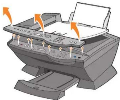 DELL A960 - Installation des Bedienfelds - 1