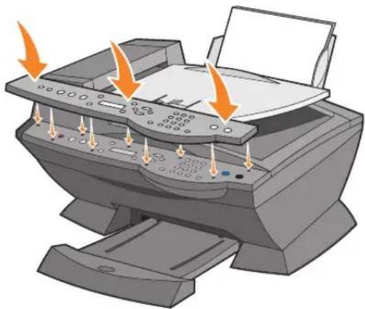DELL A960 - Installation des Bedienfelds - 2