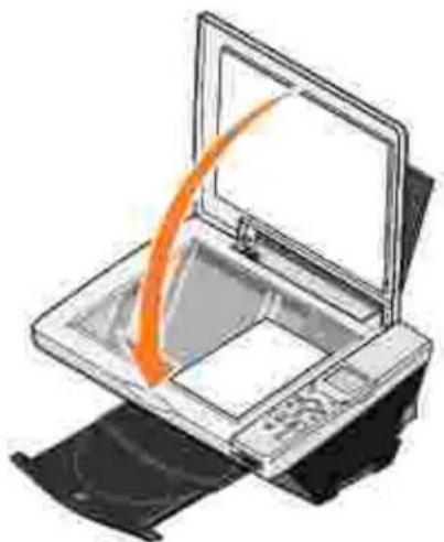 DELL 942 - Auflegen von Dokumenten auf das Scannerglas - 4