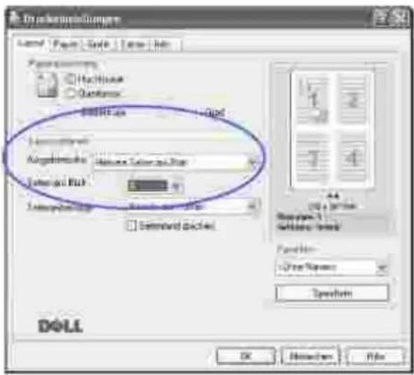 DELL 1600n - Mehrere Seiten auf ein Blatt Papier drucken - 2