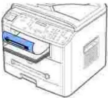 DELL 1600n - Vorderes Ausgabefach verwenden (bedruckte Seite nach unten) - 1
