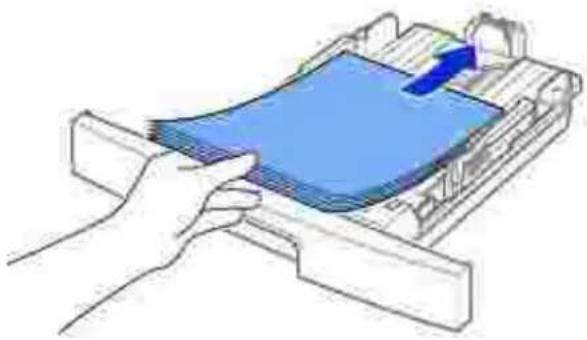 DELL 1600n - Druckmaterialien in das Papierfach einlegen - 1