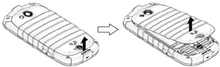 KYOCERA Torque XT E6715 - Install the battery. - 2