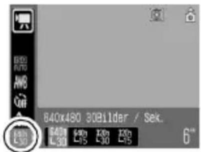 640x480 30Bilder / Sek. 640 L30 L20 L15 L20 L30 L20 6**
