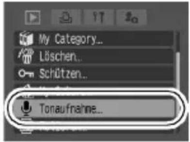 My Category... Löschen... Schützen... Tonaufnahme...