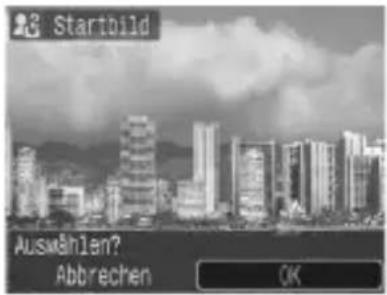 Startbild Ausmählen? Abbrechen OK
