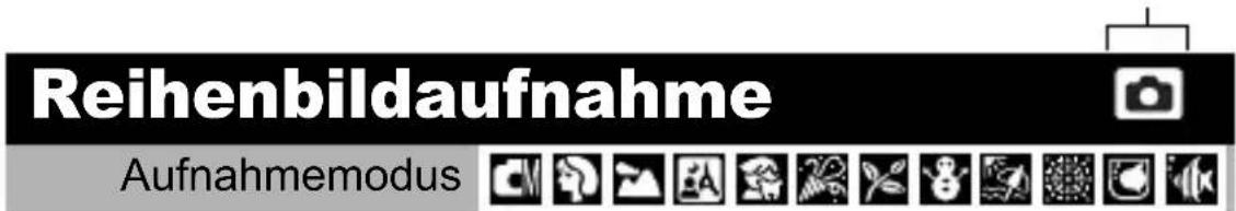 Reihenbildaufnahme Aufnahmemodus