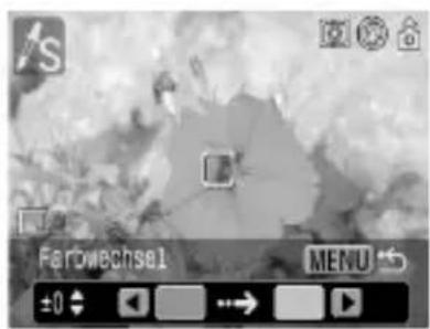 AS Fardwechsel MENU ±0 ← < > → □