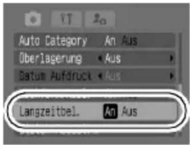 Auto Category An Aus Überlagerung Aus Datum Aufdruck Aus Langzeitbel. An Aus