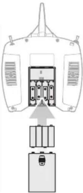 SPEKTRUM SPM1010 - Installing the Transmitter Batteries - 4