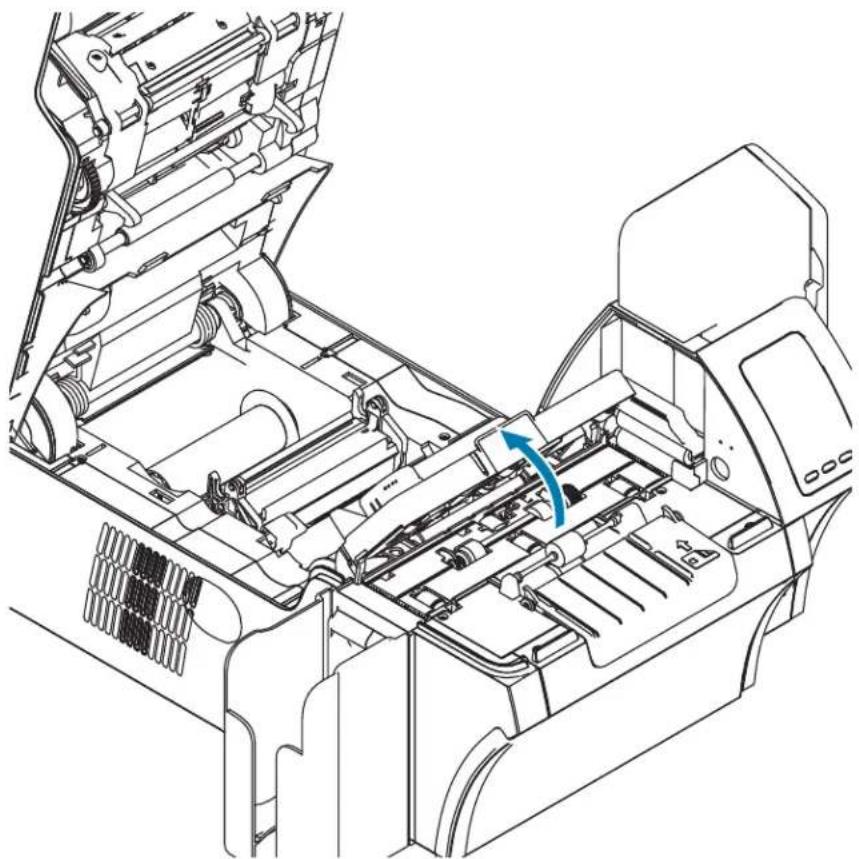 ZEBRA ZXP Series 9 - Reinigen des Magnetstreifencodierers - 1
