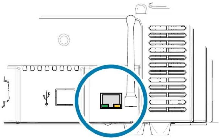 ZEBRA ZXP Series 9 - Ethernet-Statusanzeigen – Details - 1