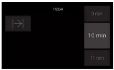 19:04 |→| 9 mn 10 min 11 min