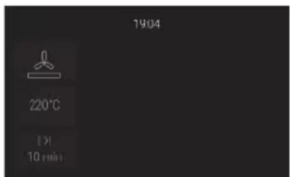 1904 220°C 1 >1 10 min