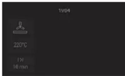 19:04 220°C 10 min