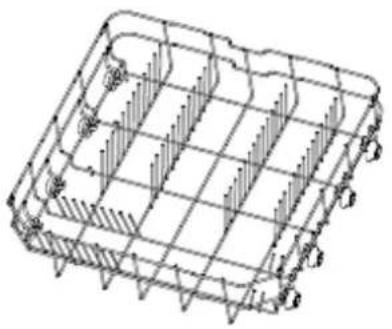 PKM GSP12-6ES - UPPER DISH RACK - 2
