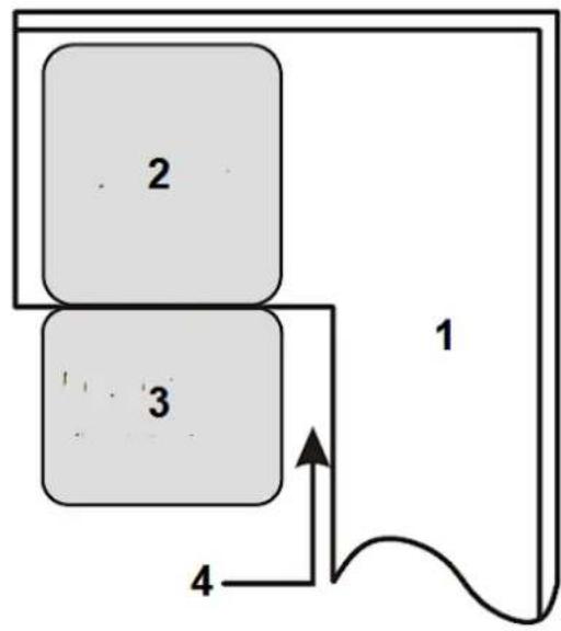 PKM GSP12-6ES - SEITLICHER RAUMBEDARF DER GEÖFFNETEN GERÄTETÜR - 1
