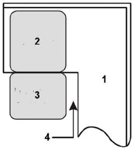 PKM GSP12-6ES - LATERAL SPACE REQUIREMENT OF THE OPEN DOOR - 1