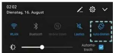 02/02 Dienstag, 16, August WLAN Bluetooth Inductor Diapin Latlon Auto-Drehen Automa- tisch