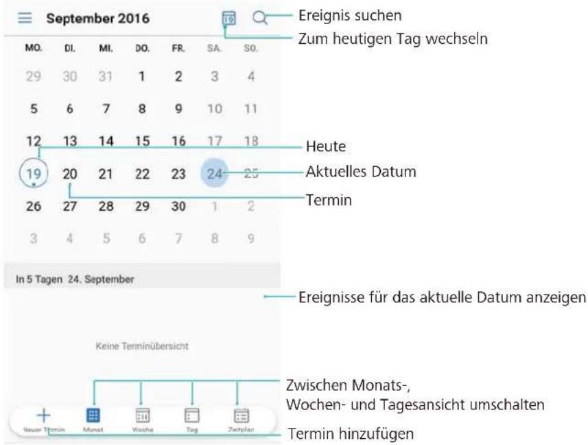 September 2016 MO. DI. MI. DO. FR. SA. SO. 29 30 31 1 2 3 4 5 6 7 8 9 10 11 12 13 14 15 16 17 18 Heute 19 20 21 22 23 24-25 Aktuelles Datum 26 27 28 29 30 1 2 Termin 3 4 5 6 7 8 9 In 5 Tagen 24. September Ereignisse für das aktuelle Datum anzeigen Keine Terminübersicht Zwischen Monats-, Wochen- und Tagesansicht umschalten Termin hinzufügen