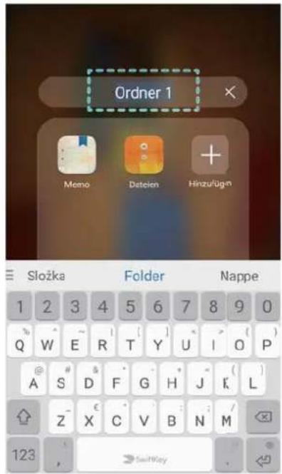 Order 1 Memo Datein Hinzufügen Složka Folder Nappe 1 2 3 4 5 6 7 8 9 0 Q W E R T Y U I O P A S D F G H J K L Z X C V B N M 123