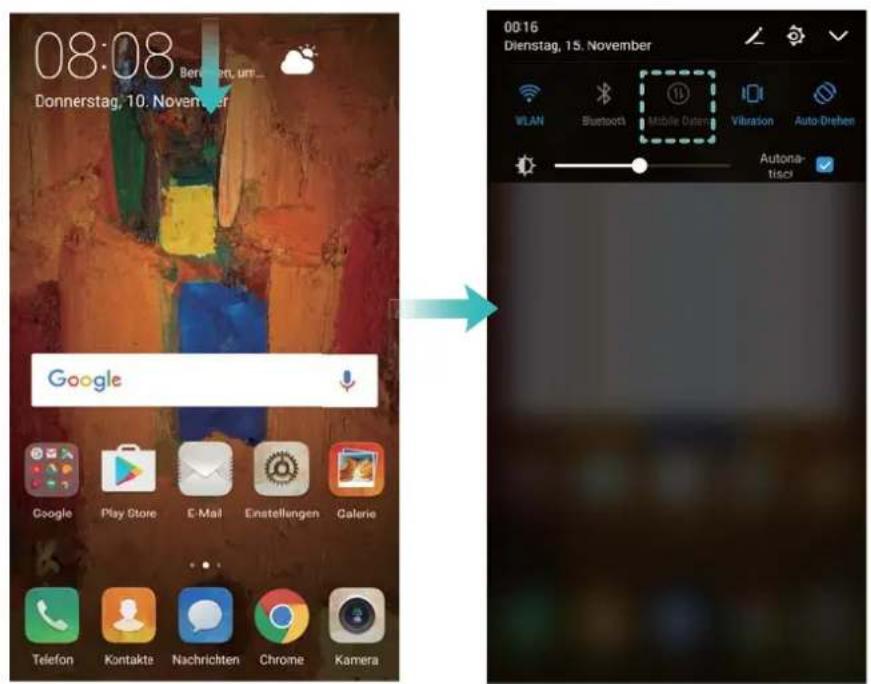 08:08 Donnerstag, 10. November Google Google Play Store E-Mail Enstellungen Galerie Telefon Kontakte Nachrichten Chrome Kamera 0016 Dienstag, 15. November WLAN Bluetooth Mobile Daten Vibration Auto-Drehen Autona- tisci