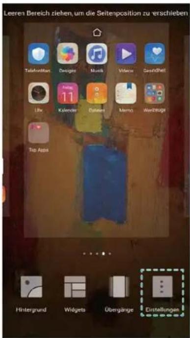 Leeren Bereich ziehen, um die Seitenposition zu erschieben TelefonMars Designer Music Video Gesundheit Lith Kalendar Batteries Memo WenZeuge Tap Apps Hintergrund Widgets Übergänge Einstellungen